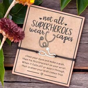 Stethoscope & Strength – Nurse Wish Bracelet for RN, LPN, & Heroes in Scrubs